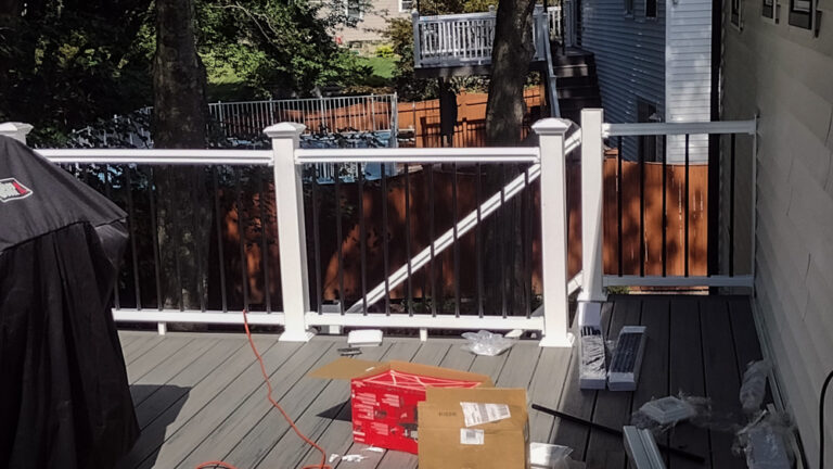 Outdoor deck construction