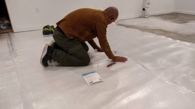 Hardwood & vinyl flooring install